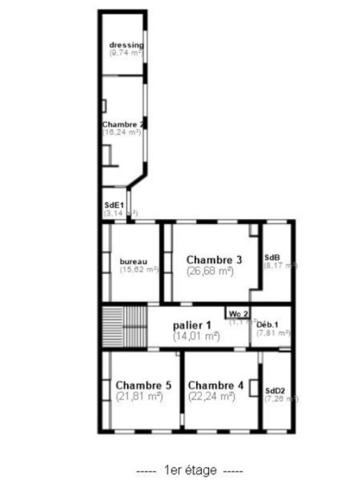 Lannoy limite Hem - Rare maison de maître 430 m2 habitables 12 pièces