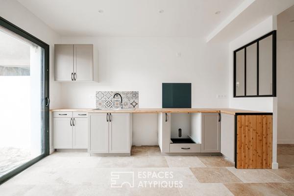 Esprit loft pour cette maison rénovée quartier Fétilly