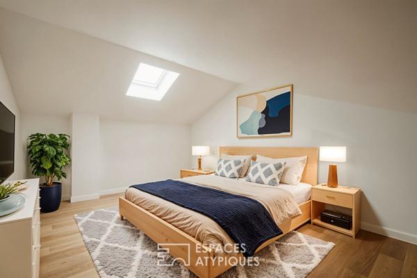 Esprit loft pour cette maison rénovée quartier Fétilly