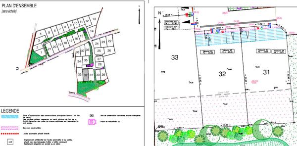 Terrain Brem Sur Mer 512 m2
