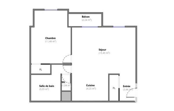 Appartement à vendre 2 pièces 41 m² Villenoy