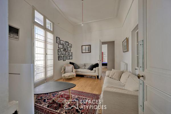 Maison de ville conviviale, extérieur et bassin quartier Carnot