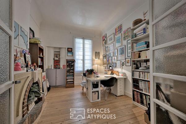 Maison de ville conviviale, extérieur et bassin quartier Carnot