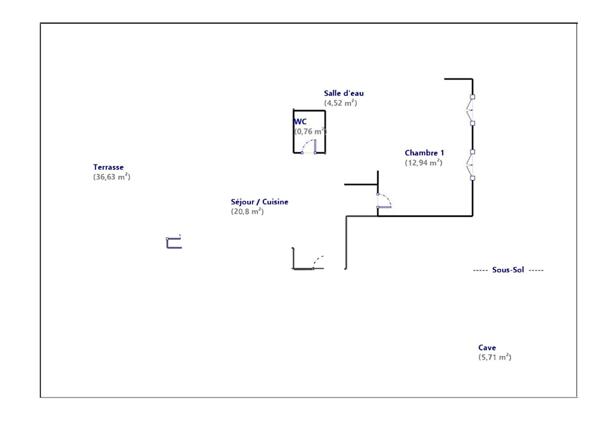 Appartement T2 secteur Vauban, au calme et à deux pas du centre-ville