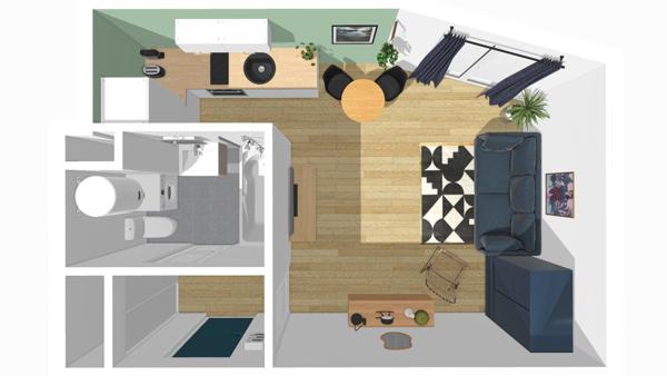 STUDIO EN PARFAIT ETAT EN PLEIN CENTRE DES LILAS