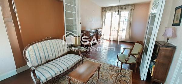 MAISON DE VILLE - 4 CHAMBRES - BUREAU - JARDIN