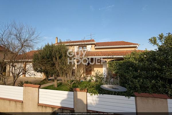 Villeneuve-Tolosane maison familiale T6 de 138 m2 sur une parcelle d'environ 579 m2