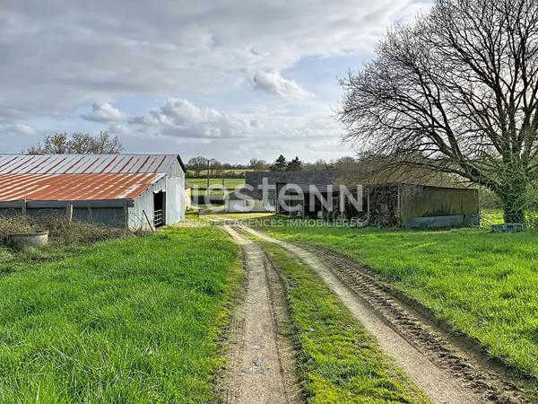 Maison longère de plain-pied au calme ? combles aménageables et dépendances - Secteur de Querré