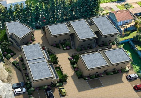 Appartement CERVIONE (20) à vendre 3 pièces de 56,94 m2 avec terrasse et jardin