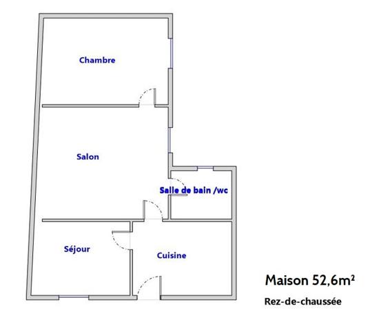 Millau (12100) Immeuble de rapport, 3 appartements et sa maison – Centre-ville de Millau