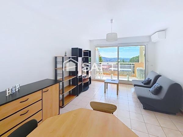 GRASSE SAINT-JACQUES – T2 50 m² – VUE MER – PISCINE