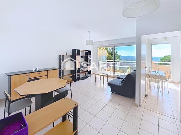 GRASSE SAINT-JACQUES – T2 50 m² – VUE MER – PISCINE