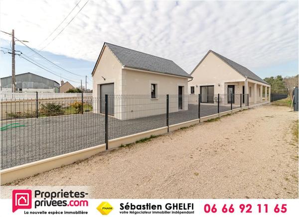 maison de plain-pied avec 3 chambres-cellier-garage