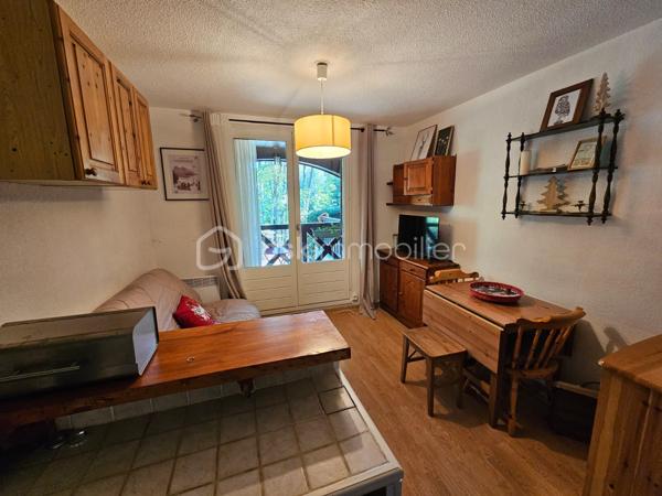 VALERIE LARRIER vous propose dans la station du Seignus, ce charmant studio avec coin montagne vous séduira par son environnement paisible.

L'appartement comprend :

* Une pièce de vie ouvrant sur le balcon ;
* Un coin montagne avec 2 lits superposés ;
* Une kitchenette ;
* Une salle d'eau et WC.

Pour plus de confort, le bien dispose également d'un **CASIER A SKIS** ainsi que la jouissance d'un **LOCAL A VELOS COMMUN**.
De nombreuses places de stationnement sont disponibles au pied de la résidence.
Un pied-à-terre idéal pour profiter des plaisirs de la montagne, été comme hiver, ou réaliser un investissement locatif.

À découvrir sans tarder !