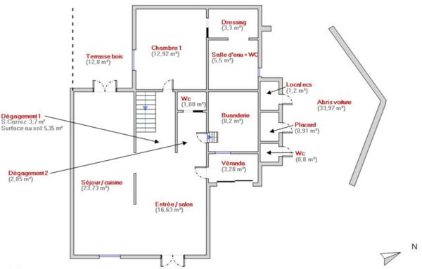 Maison de 141 m²
