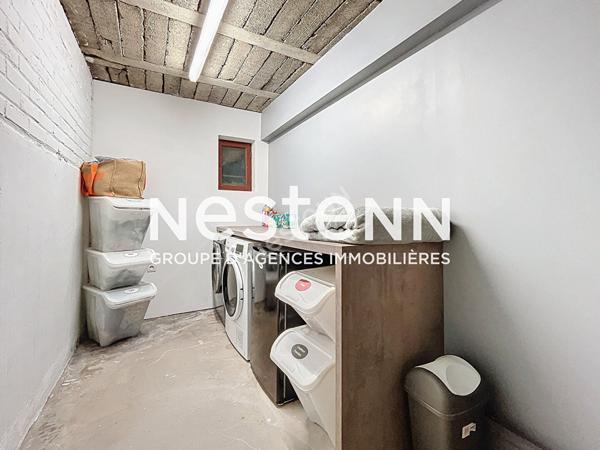 Maison de ville , 3 chambres , salon / séjour lumineux , garage , jardin , terrasse