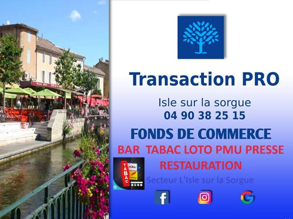 Achat fonds de commerce L'Isle-sur-la-Sorgue - 100 m² - 617 200 €