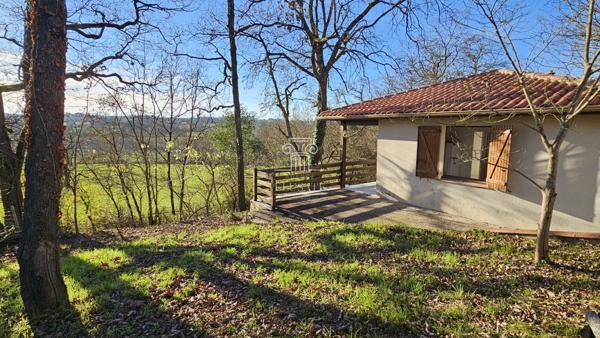 Gondrin (32330) MAISON DE PLAIN-PIED 49 m², secteur Gondrin avec jardin