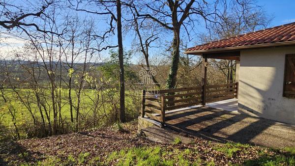 Gondrin (32330) MAISON DE PLAIN-PIED 49 m², secteur Gondrin avec jardin