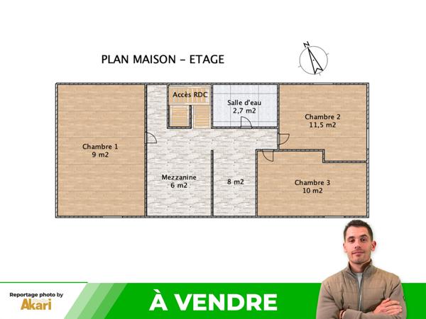 Maison
         5 pièces
        - 116 m² Exclusivité 134 500 €*