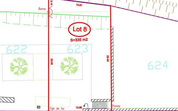 Terrain à vendre    Moutiers