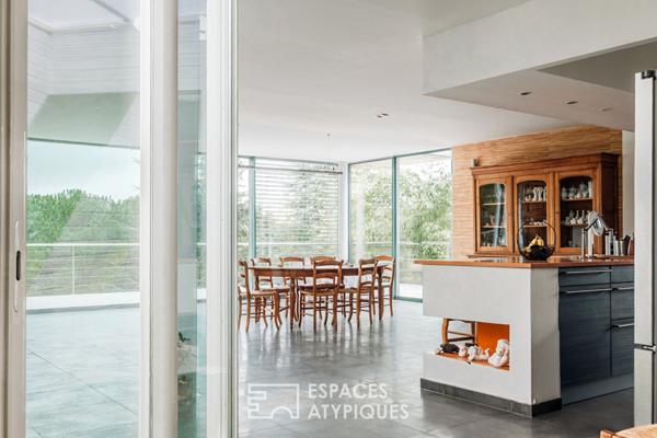 Contemporaine en ossature métallique