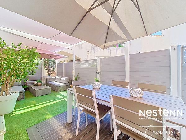 Port Cogolin - Appartement  en rez-de-chaussée de 4 pièces d'environ 81 m2, 2 chambres , 2 terrasses 38 m³ total