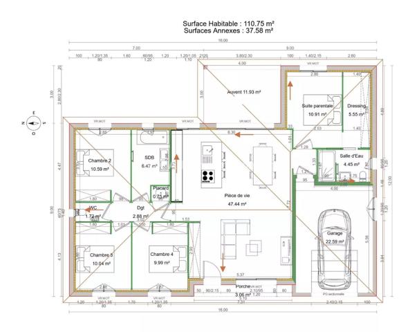 Vente Maison 5 pièces 114 m2 à Castres