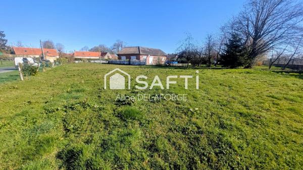 Terrain constructible 1 240 m² – Villers-Châtel – Façade +60 m
