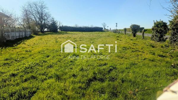 Terrain constructible 1 240 m² – Villers-Châtel – Façade +60 m