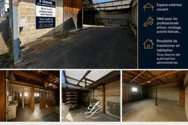 Vente - Garage 1 pièces 60 m 2 LE MANS (72000)