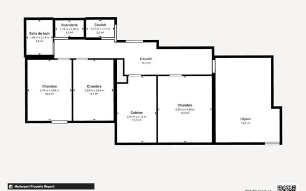 Appartement à vendre    4 pièces • 84 m2 Bischheim