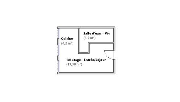 Marseille 13004 - Studio de 22m² - proche Facs