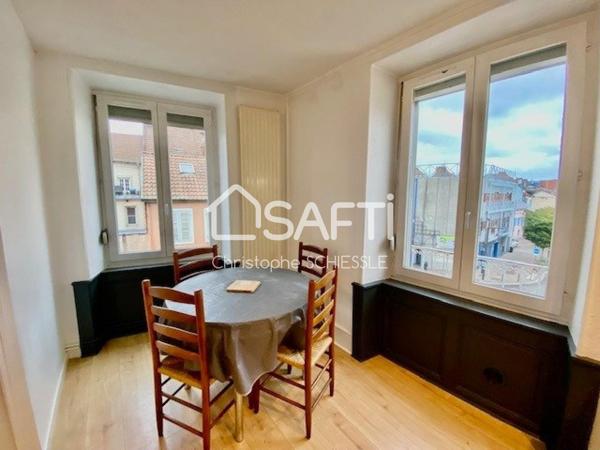 Appartement T4 de 68 m2 avec balcon et cave