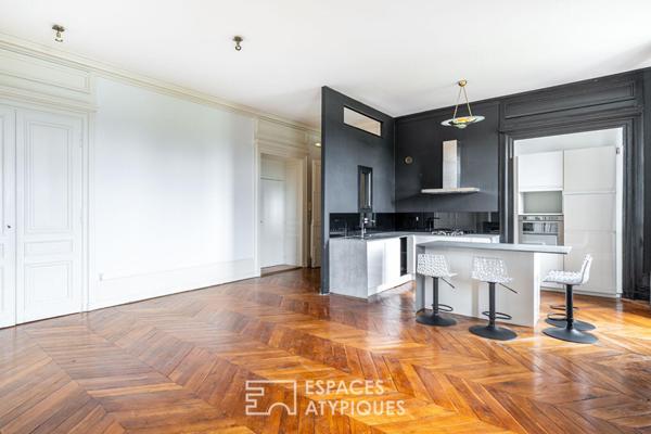 Appartement de caractère avec vue sur la Saône, au coeur de Fareins