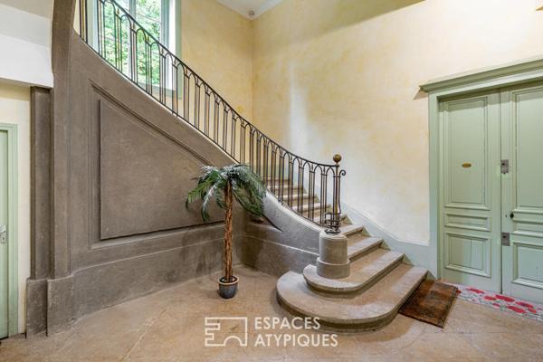 Appartement de caractère avec vue sur la Saône, au coeur de Fareins
