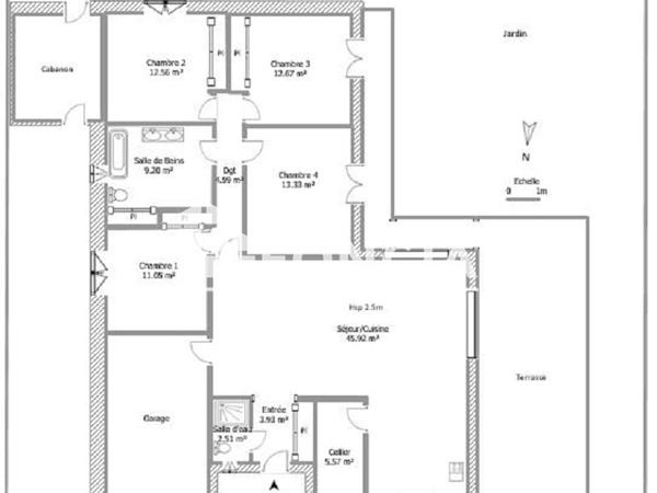 Location Maison 5 pièces 121.33 m² - 6 ALLEE DES PYRENEES Cazilhac 11570