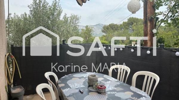 13400- Au pied du Garlaban - Propriété de 242 m2 sur terrain de 4 643 m2 avec dépendances, piscine et garage