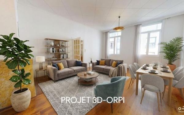 Appartement à vendre    3 pièces • 63 m2 Lyon 1