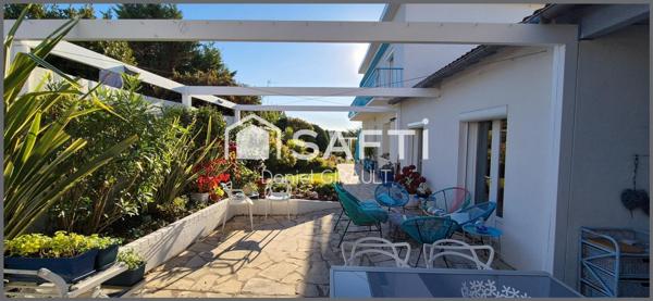 Entre le bleu de l'océan, voiles d'ombrage et élégance à Royan