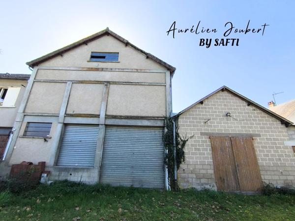 Maison de 110 m² avec grand entrepôt, vendue louée