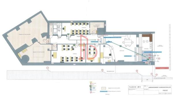 Bureau de 256 m² à louer à Bordeaux Jardin Public Quinconces