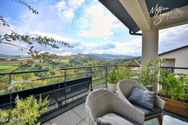 Très beau T3 en dernier étage avec vue à THURINS