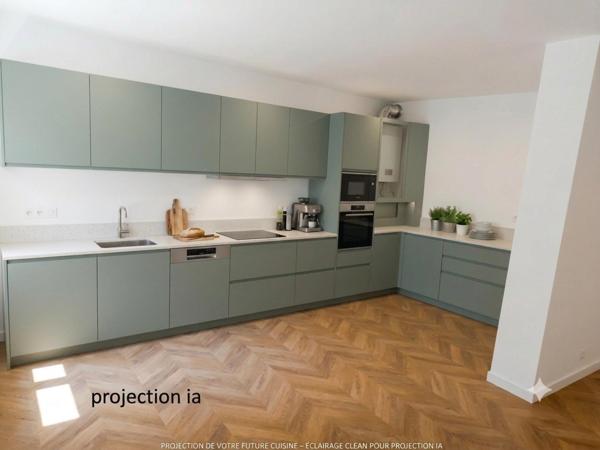 Bel appartement T4 avec 2 balcons, cave et parking