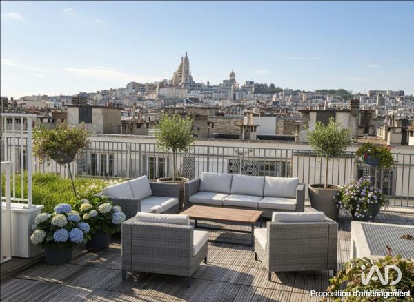Appartement à vendre 5 pièces 147 m² Paris 18