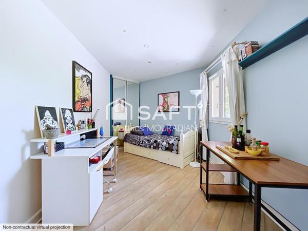 EXCLUSIVITÉ – Maison familiale de caractère – Séjour cathédrale – 155 m² – Jardin de 500 m² – À deux pas du Bois Notre-Dame