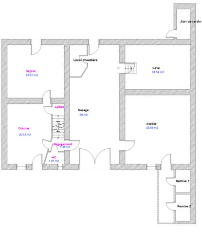 Ancienne ferme à rénover à Ruffey sur Seille