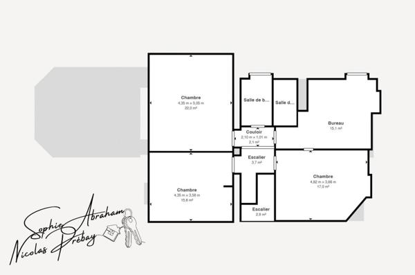 Maison de caractère, 5 chambres, grange et grand jardin clos