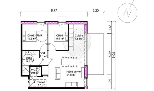 Appartement  en vente - Doubs - 25