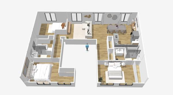 Vente Appartement103,5 m² - 4 Pièces - LE PUY EN VELAY (43000)